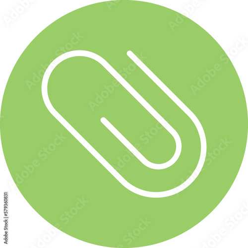 Vector Design Paperclip Icon Style