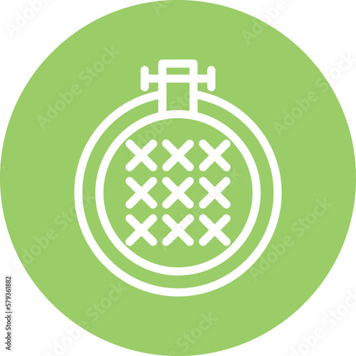 Vector Design Cross Stitch Icon Style