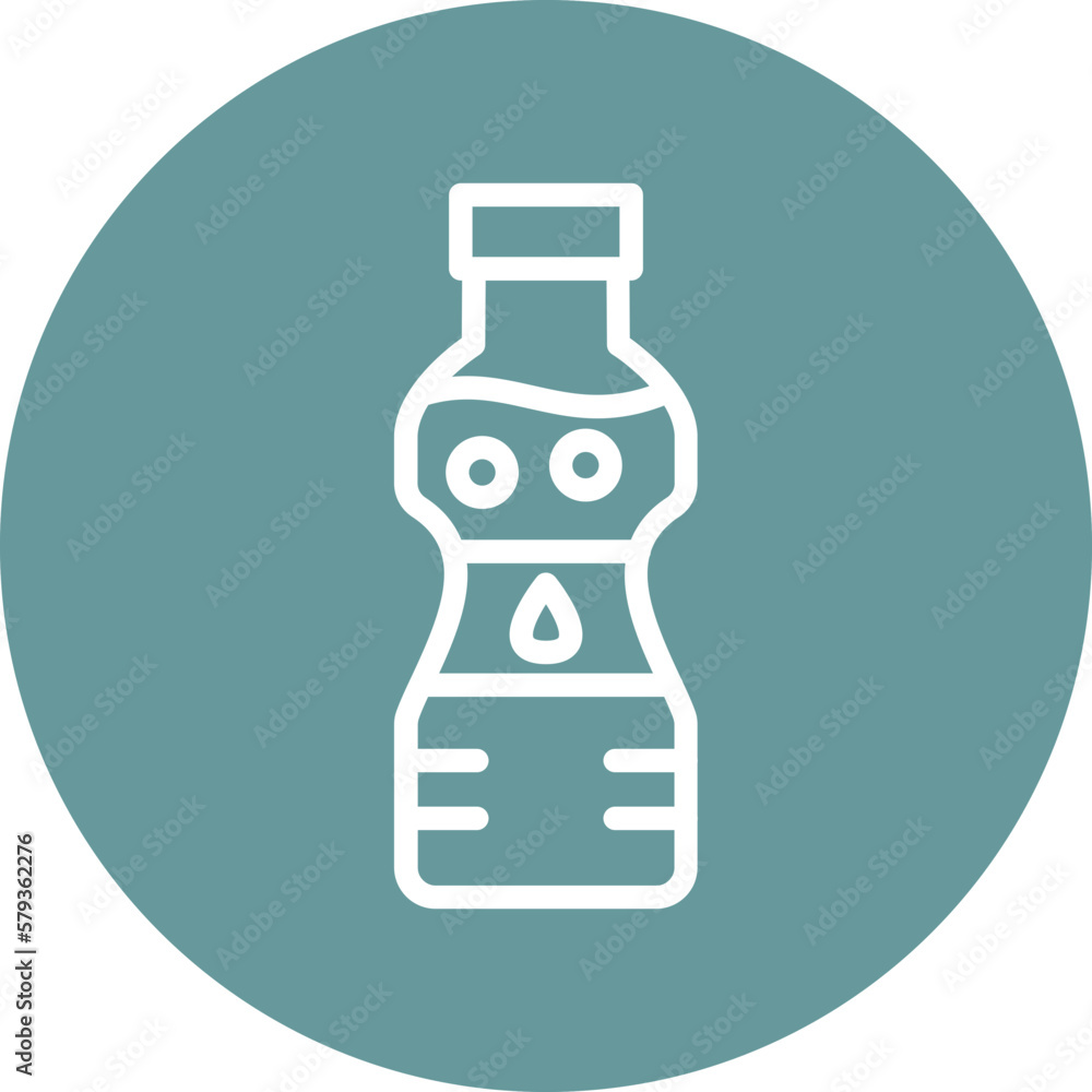 Vector Design Water Bottle Icon Style Vector Design Water Bottle Icon Style