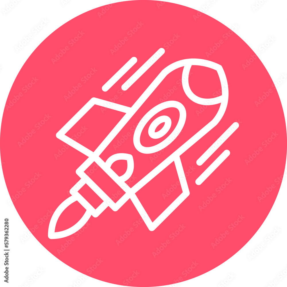Vector Design Space Booster Icon Style Vector Design Space Booster Icon Style