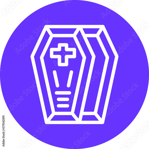 Vector Design Coffin Icon Style
