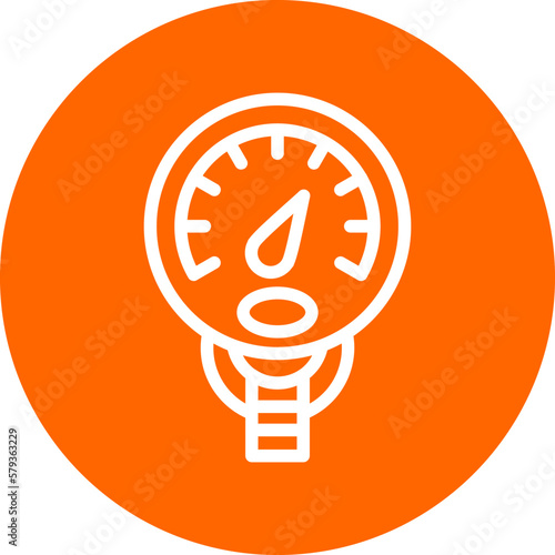 Vector Design Gauge Icon Style
