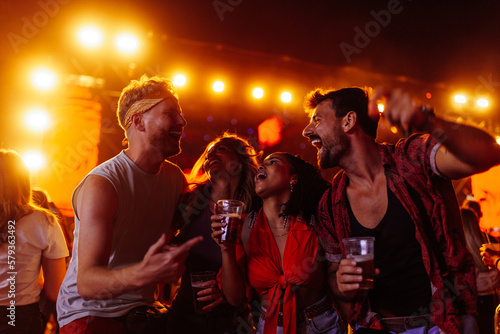 Photography Group of people at music festival