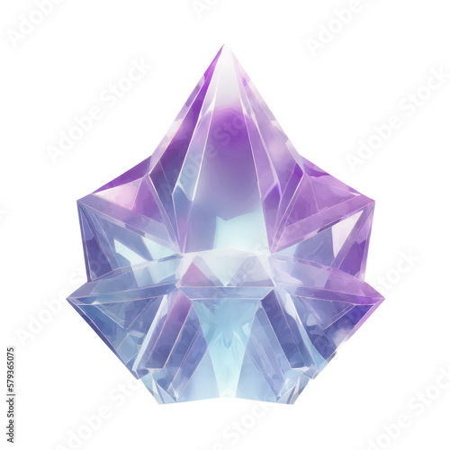 Magic crystal. Magic gems art for games story,games decoration background. Digital painting style. Anime art style. Illustration painting. Generative AI.
