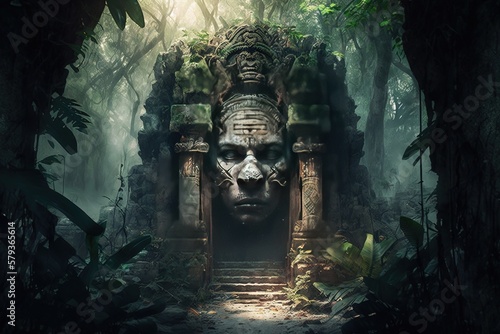Uncovering the Eons’ Secrets in Mystical Mayan Jungles Generative AI
