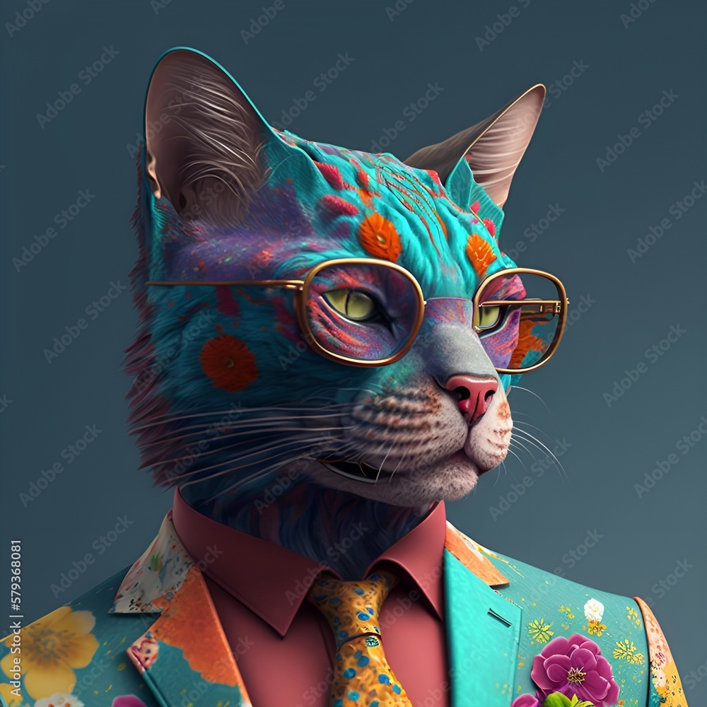 Fototapeta Smart cat