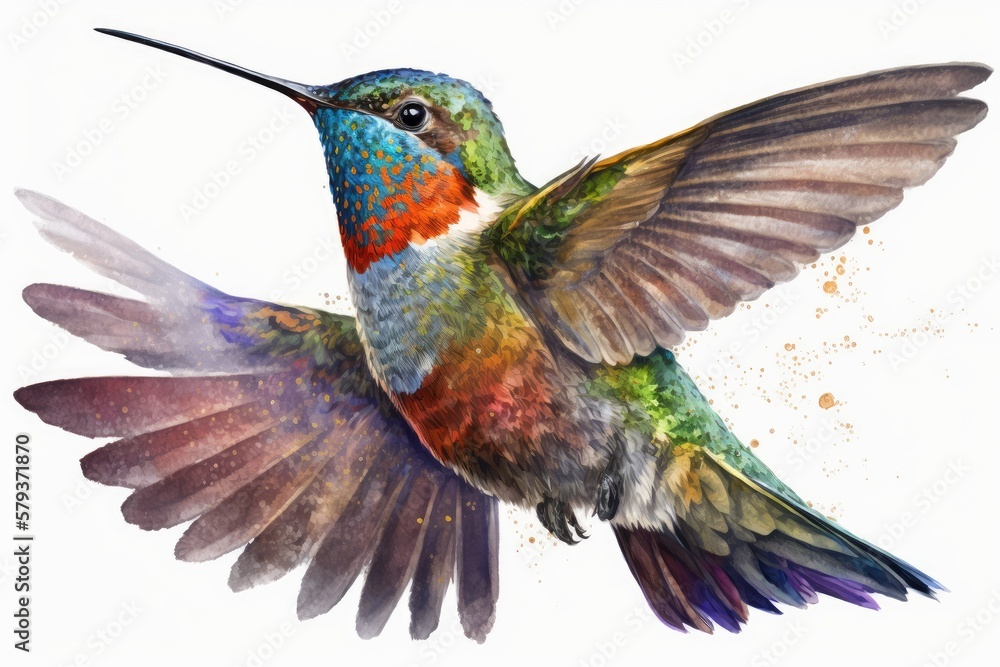 Fototapeta premium hummingbird in flight