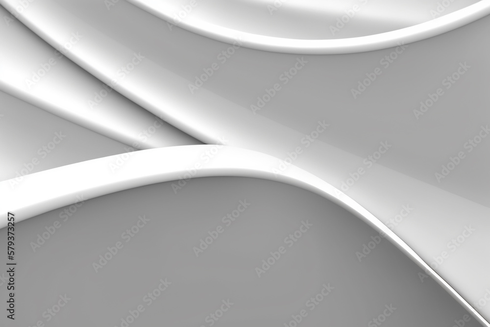 Abstract white wave background white graphic line wallpaper Paper style smooth background elegant composition