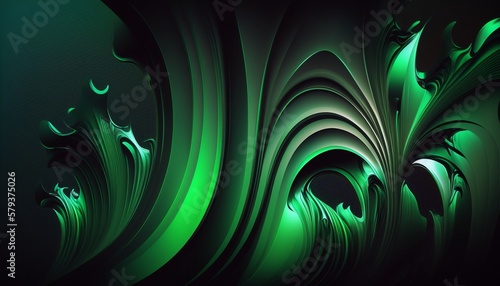 abstract background in green color