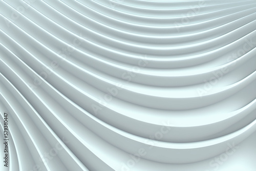 Fototapeta Naklejka Na Ścianę i Meble -  Abstract white wave background white graphic line wallpaper Paper style smooth background elegant composition