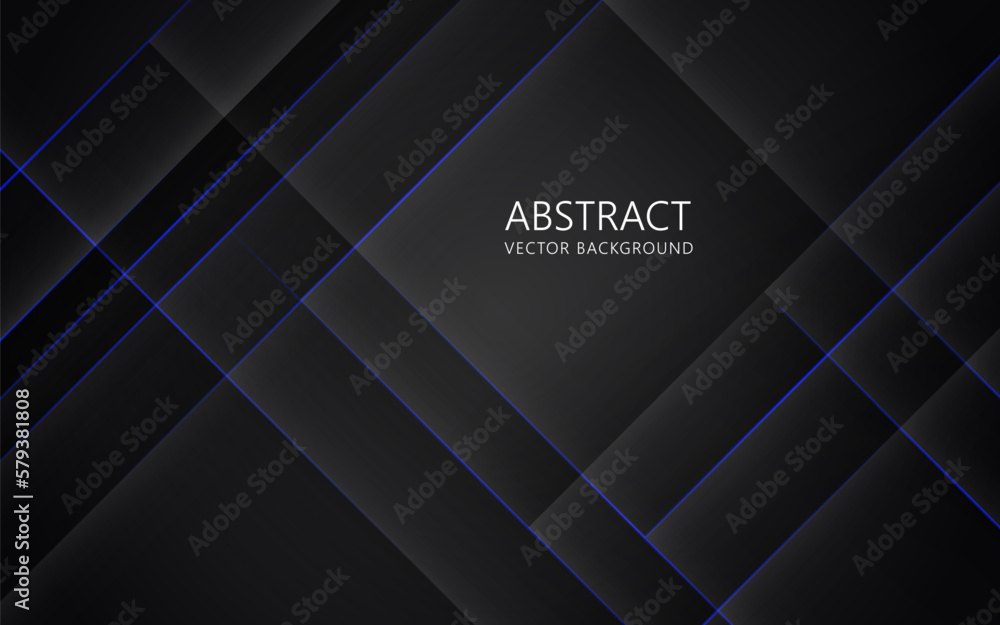 Modern abstract black background with blue light composition. eps10 vector Modern abstract black background with blue light composition. eps10 vector