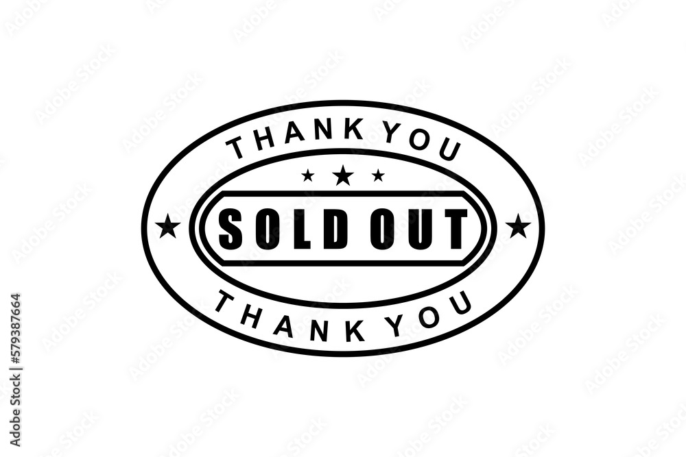 Star Rate Sold Out Stamp Badge Emblem Logo for Done Deal Buy Sell Product Online Store logo design Star Rate Sold Out Stamp Badge Emblem Logo for Done Deal Buy Sell Product Online Store logo design