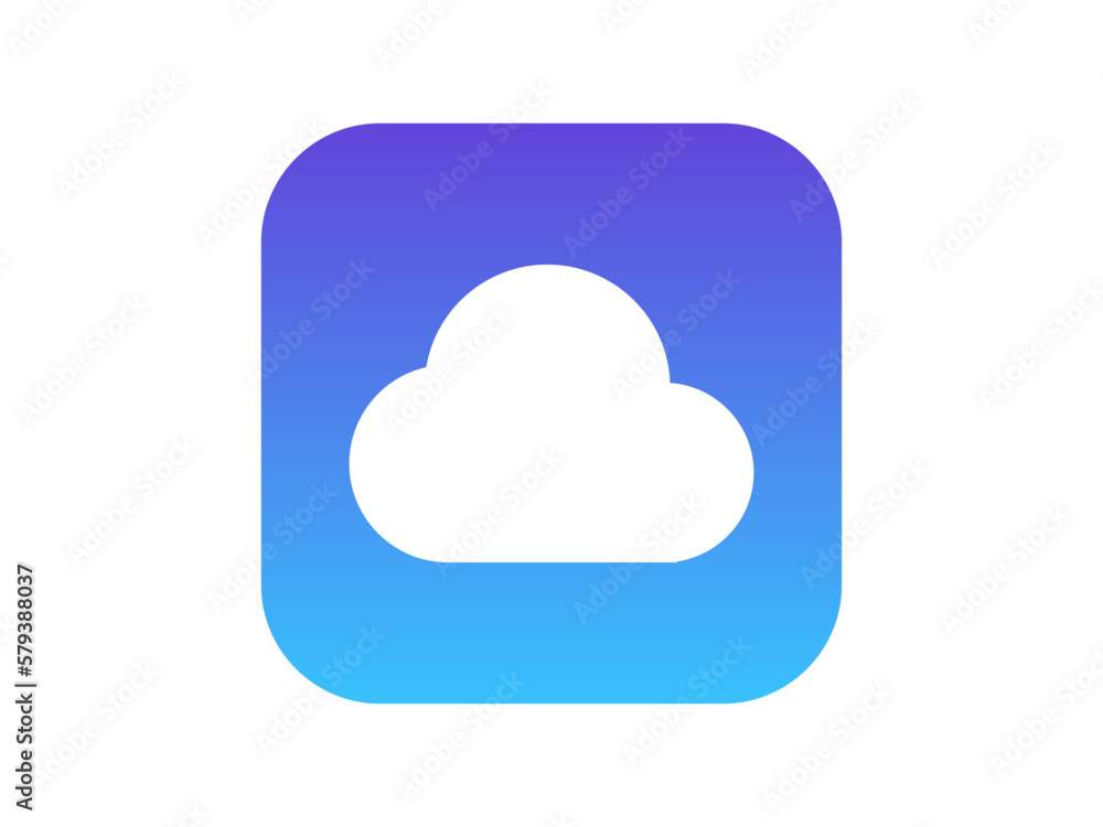 Cloud computing logo design vector Cloud computing logo design vector