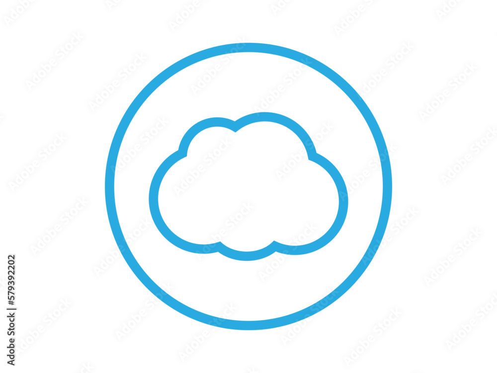 Cloud computing logo design vector Cloud computing logo design vector