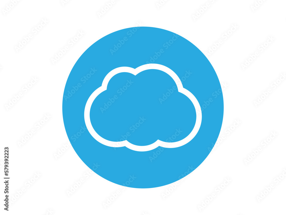 Cloud computing logo design vector Cloud computing logo design vector