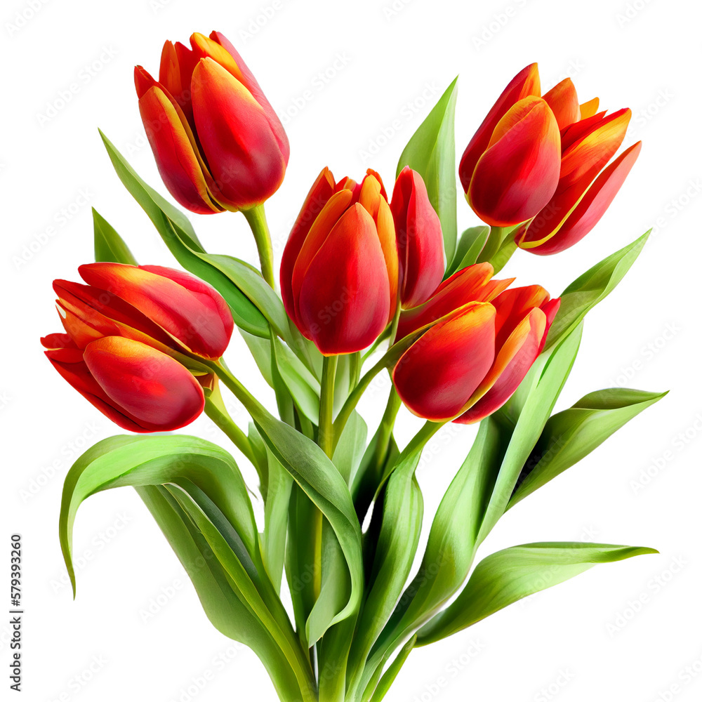 Bouquet of tulips on a transparent background. Png file. Floral arrangement. . For stickers, invitations, greeting cards, wedding card, decorations. Bouquet of tulips on a transparent background. Png file. Floral arrangement. . For stickers, invitations, greeting cards, wedding card, decorations.