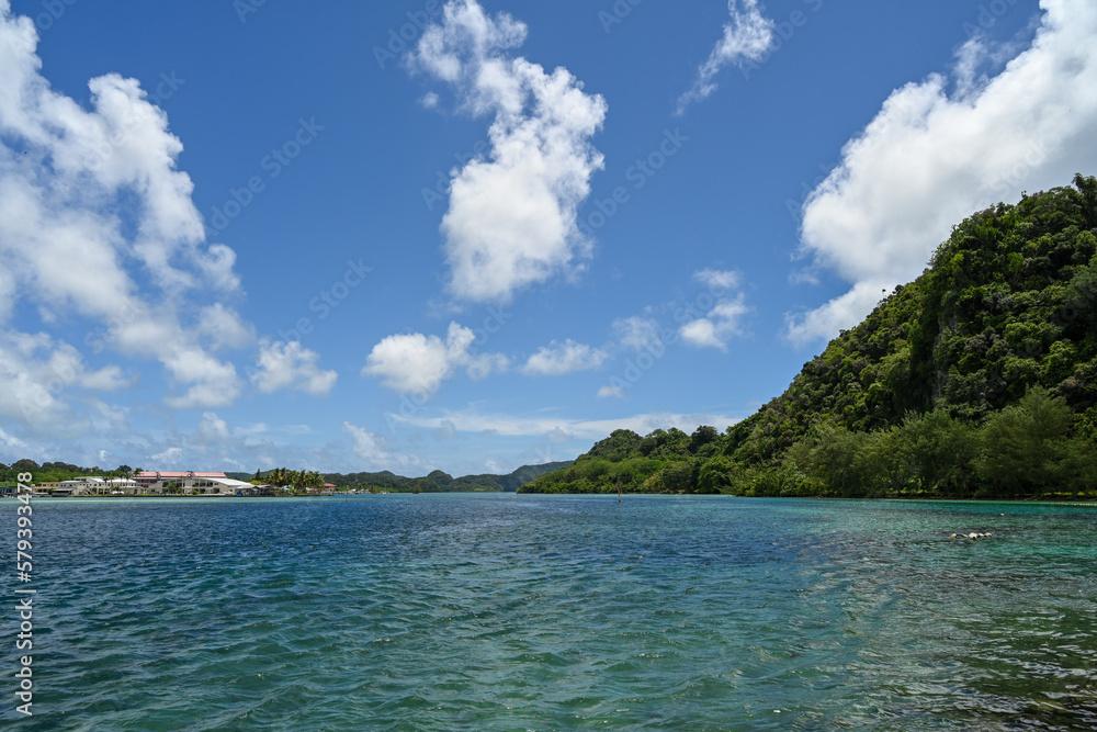 Long Beach National Park in Koror, Palau.