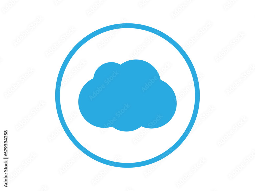 Cloud computing logo design vector Cloud computing logo design vector