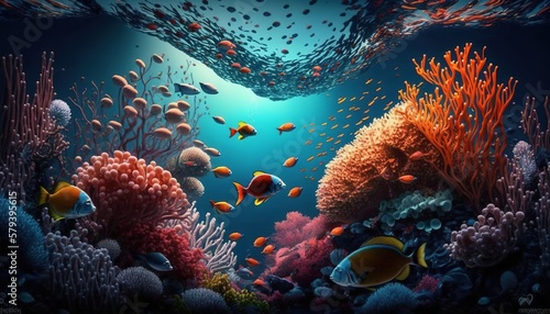 Beneath the Waves: An Immersive Journey to a Colorful Underwater World