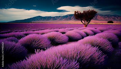 Lavendel Landschaft