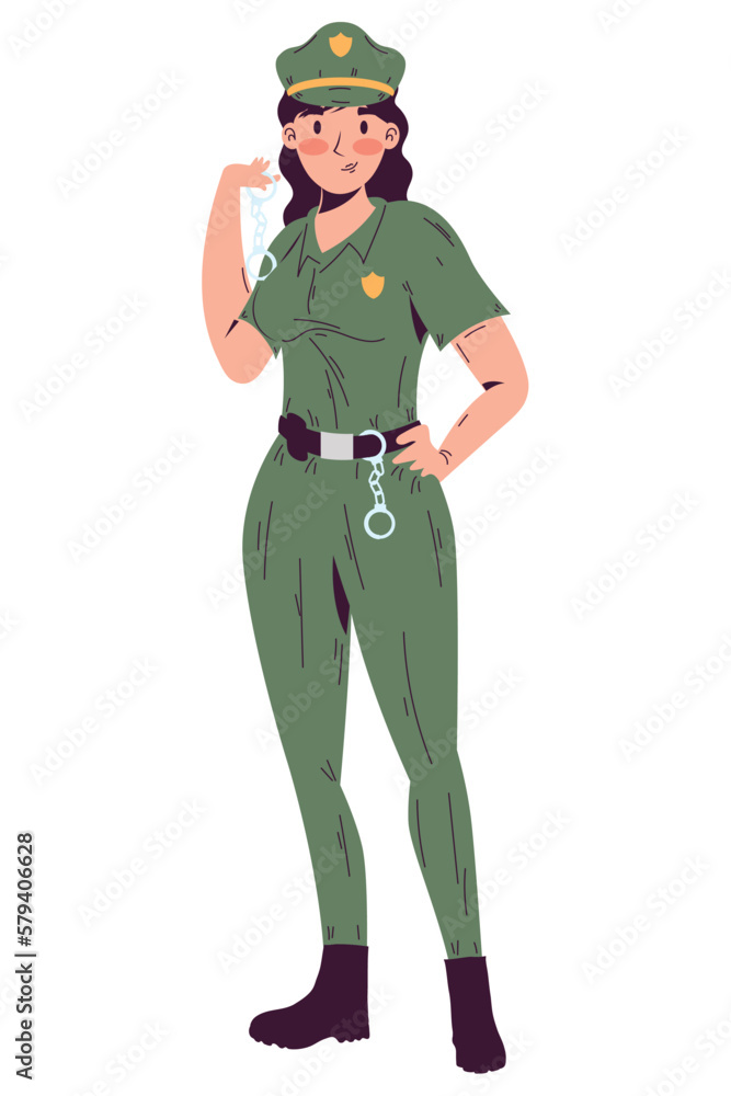 female police professional worker