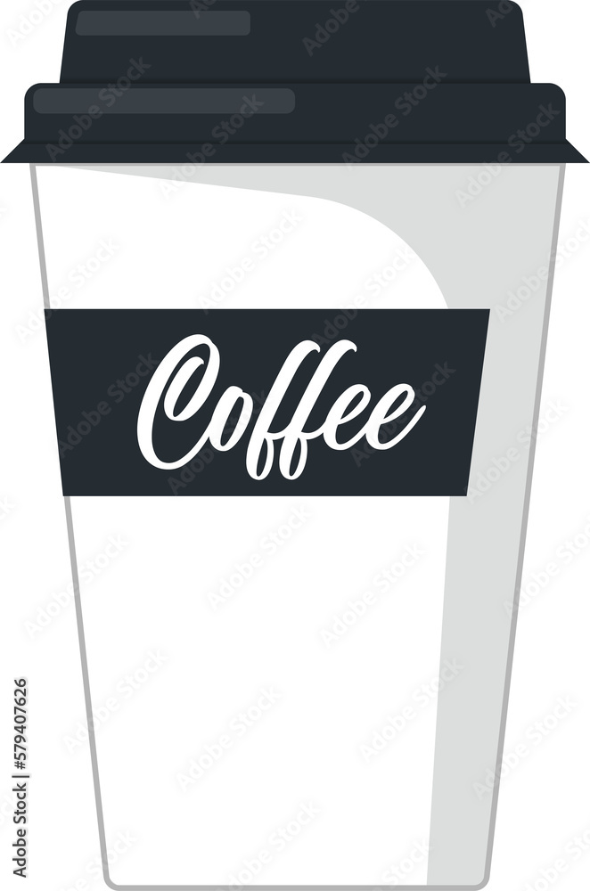Coffee cup icon illustration. Coffee cup icon illustration.