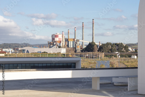 factory in Avilés where steel is produced thanks to coke batteries, in Asturias. Originally it was called Ensidesa