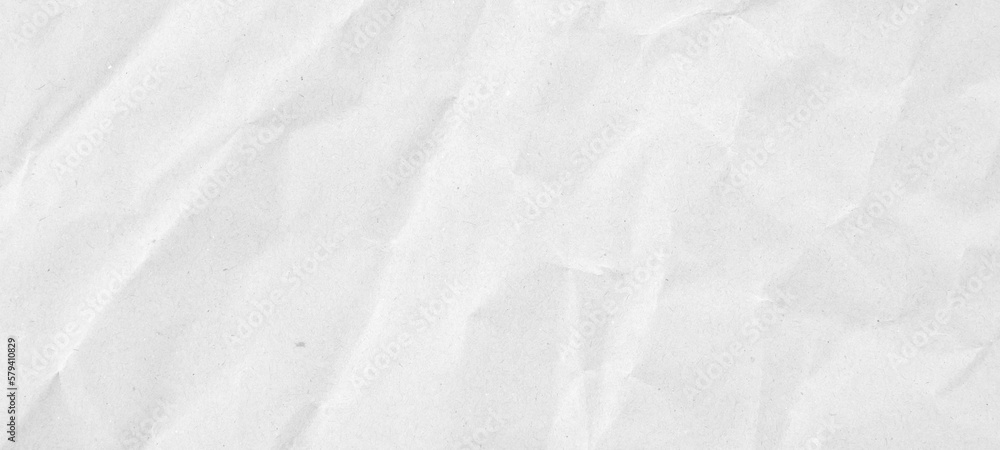 Abstract white crumpled and creased recycle paper texture background Abstract white crumpled and creased recycle paper texture background