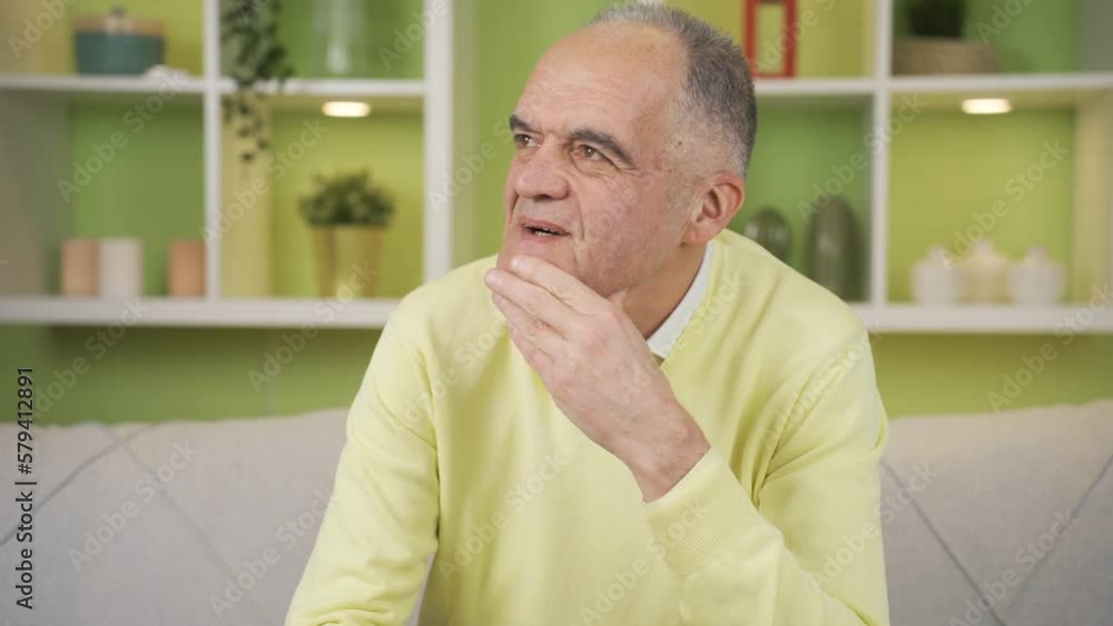 Emotional old man remembering memories becomes happy.
The old man who remembers the past at home gets emotional and happy.
Emotional old man remembering memories becomes happy.
The old man who remembers the past at home gets emotional and happy.