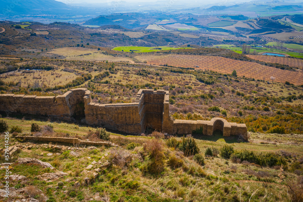 loarre castle spain exterior wall view