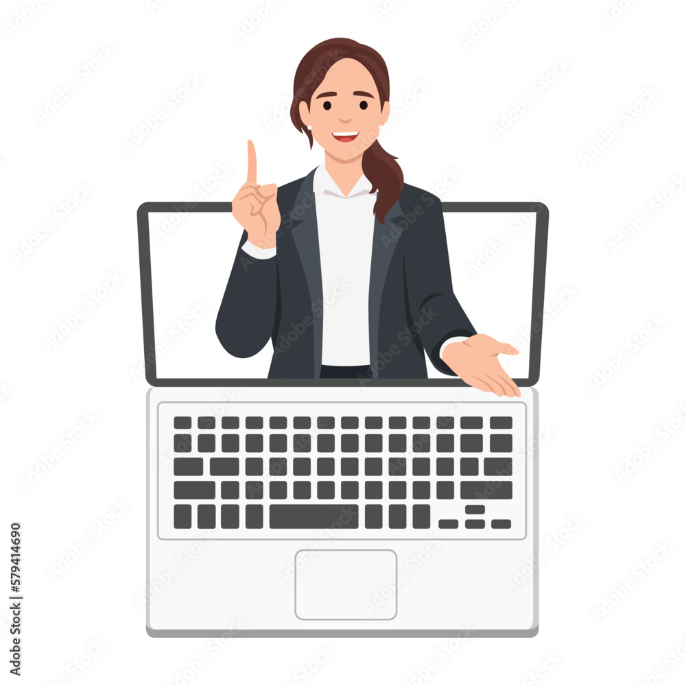 Online school or university education illustration with young black tutor, tablet screen, knowledge doodles. Virtual meeting or video call concept with talking teacher Online school or university education illustration with young black tutor, tablet screen, knowledge doodles. Virtual meeting or video call concept with talking teacher