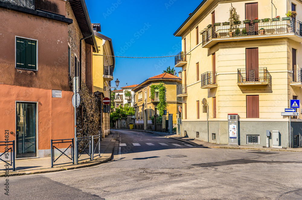 street in italian town