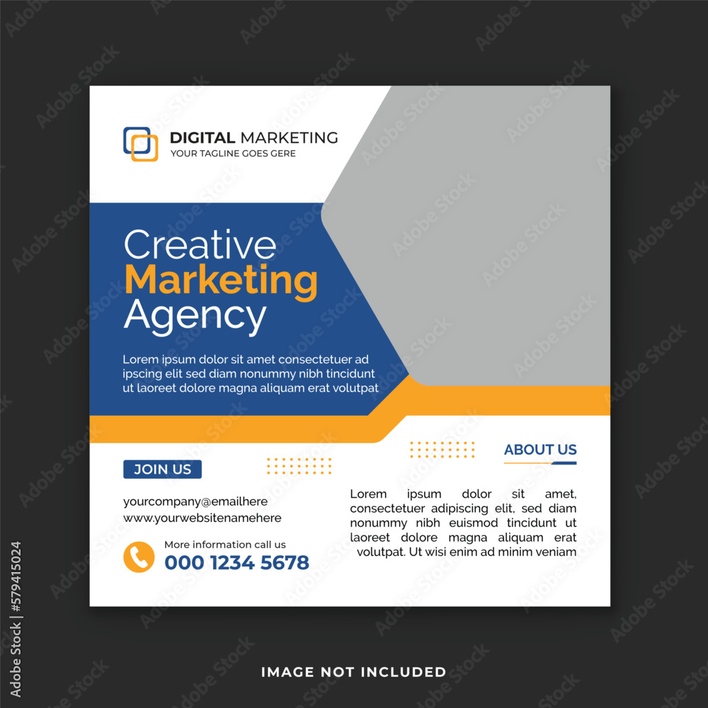 Corporate Social Media Post Template Corporate Social Media Post Template