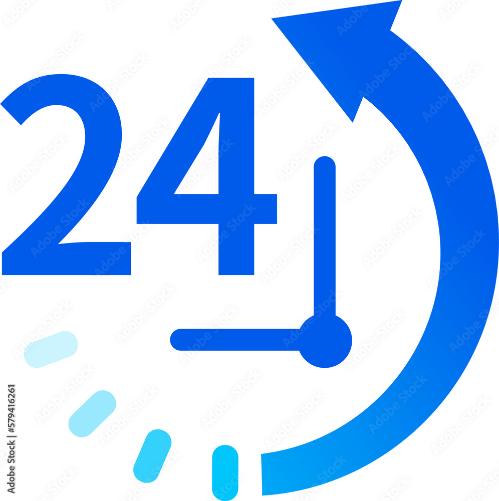 24 hour clock icon for timekeeping or scheduling 24 hour clock icon for timekeeping or scheduling