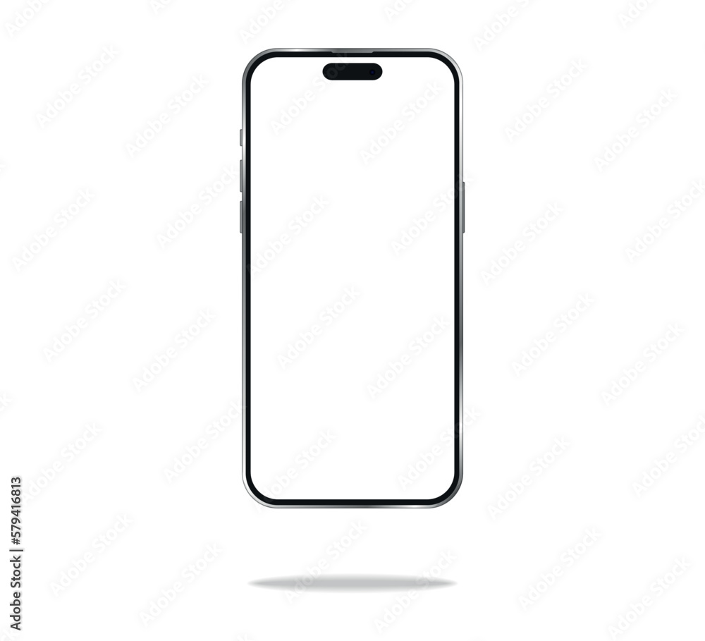 smartphone mockup with white screen, mobile phone template with blank screen isolated on white background smartphone mockup with white screen, mobile phone template with blank screen isolated on white background