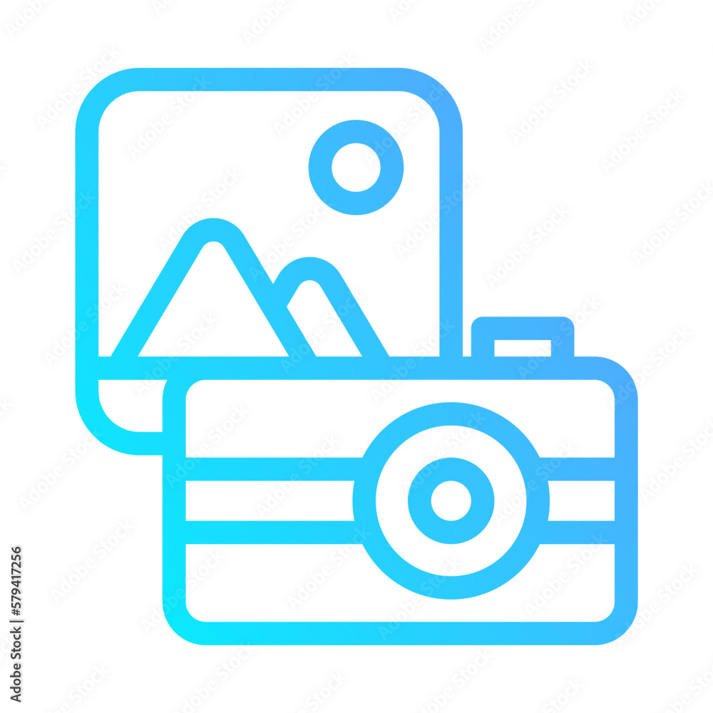 Icon Camera and Picture, Holyday. editable file and color. Icon Camera and Picture, Holyday. editable file and color.