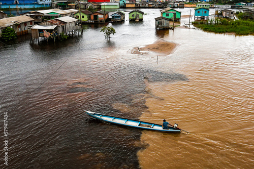 boats in the river