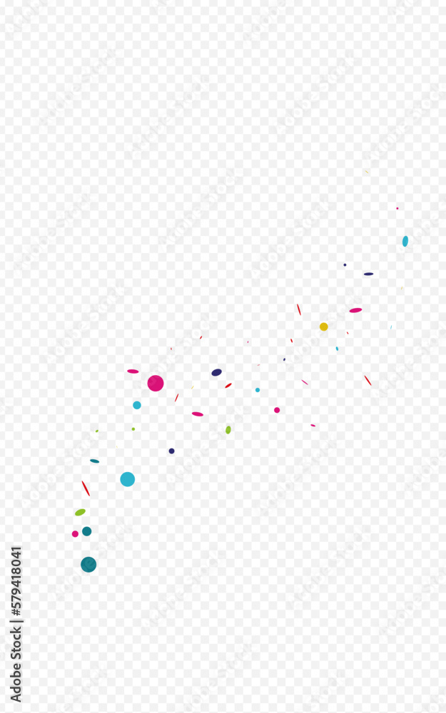 Naklejka premium Rainbow Shine Abstract Vector Transparent