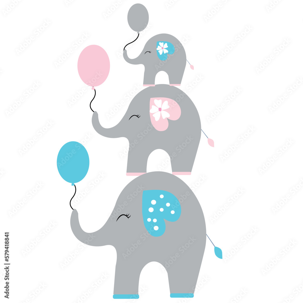 baby elephant vector illustration baby elephant vector illustration