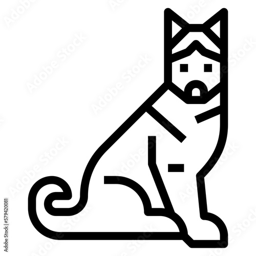 alaskan line icon style