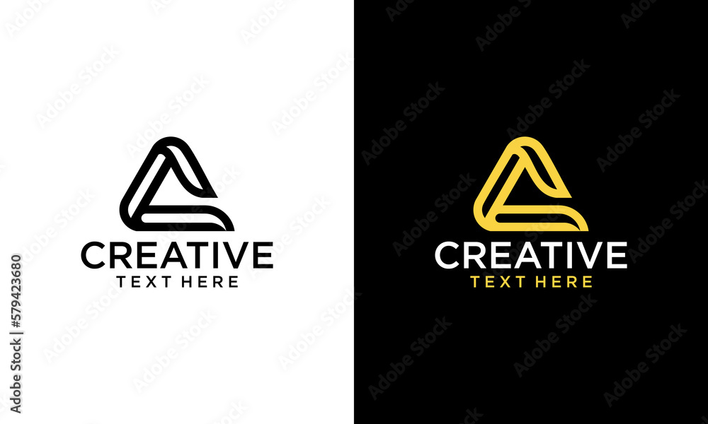 letter symbol A line art modern minimalist logo Stock Vector | Adobe Stock