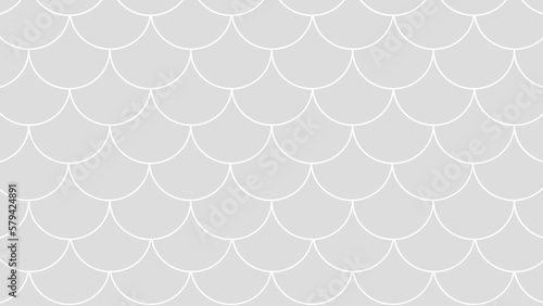 Grey background in the form of fish scales seamless pattern