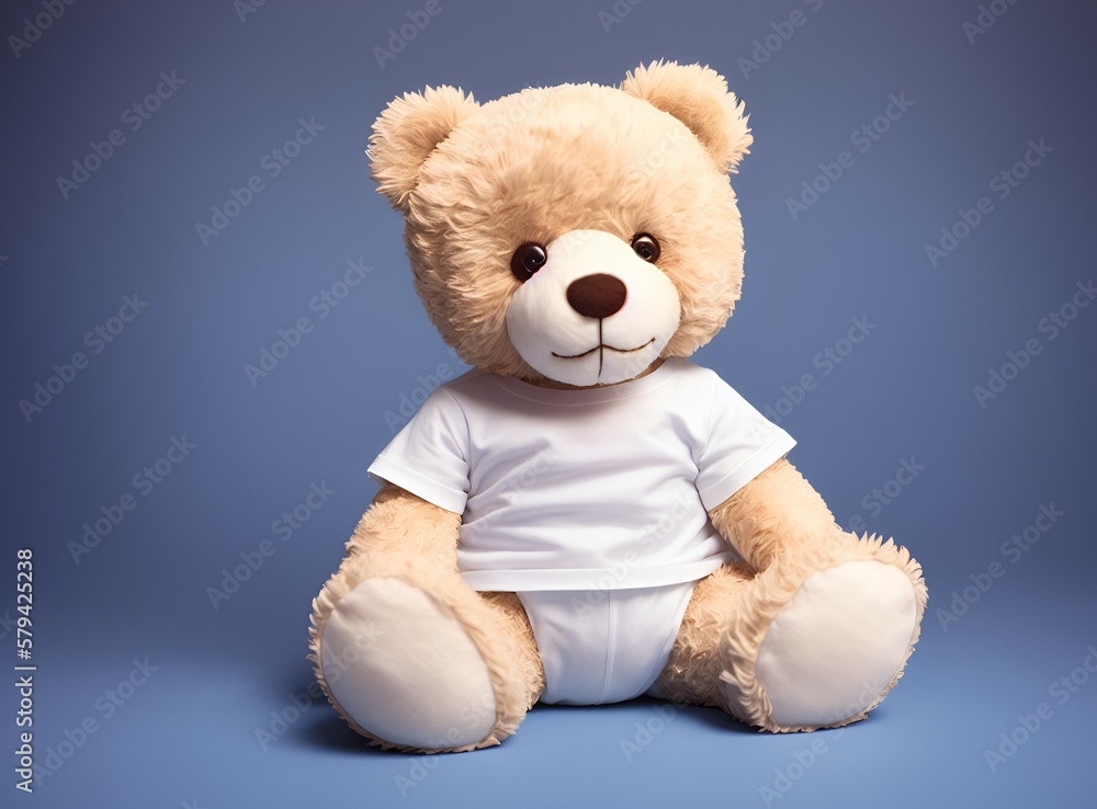 Obraz premium Young teddy bear. Created with generated ai
