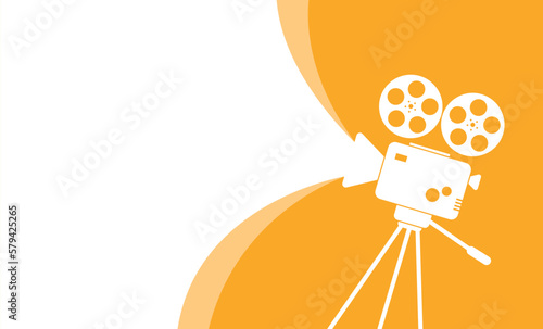 sfondo, cinepresa, cinema, proiezione cinematografica