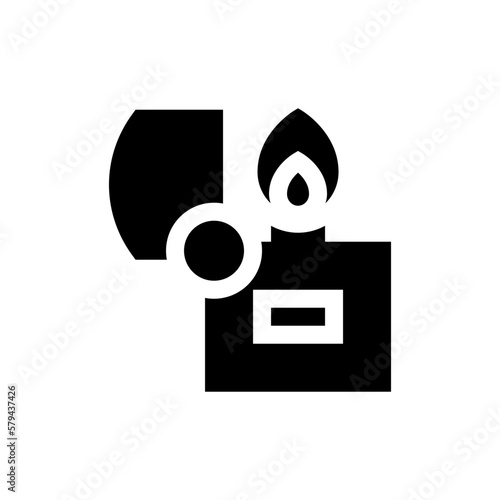 Lighter glyph icon