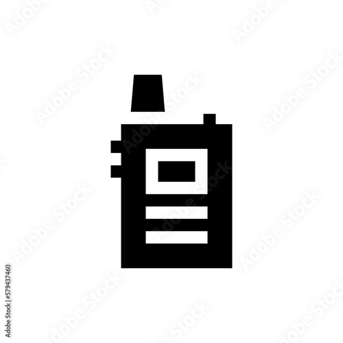 Walkie talkie glyph icon