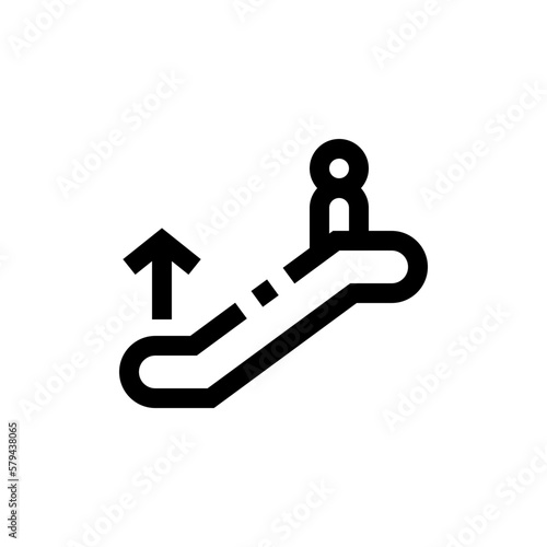 escalator line icon