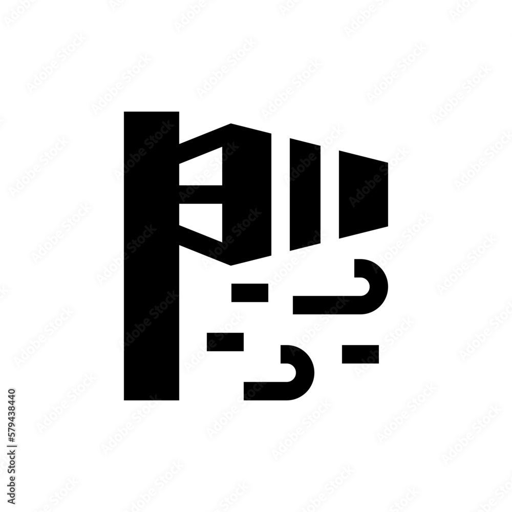 windsock glyph icon windsock glyph icon