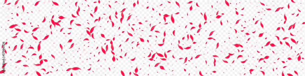 Red Blossom Vector Transparent Panoramic Red Blossom Vector Transparent Panoramic