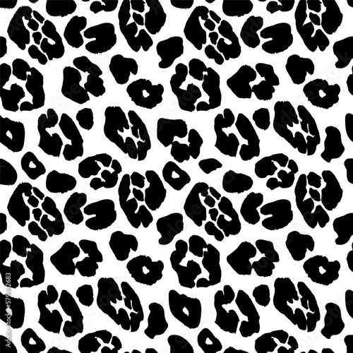 leopard print seamless pattern